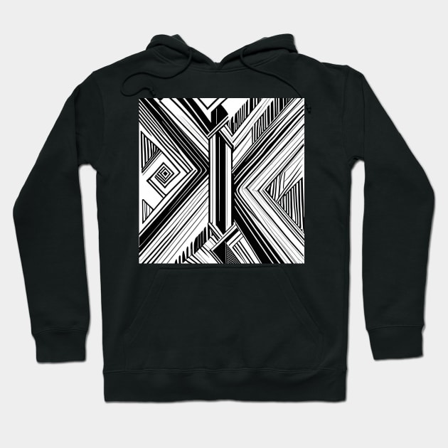 Lines 1 Hoodie by ABSTRACT-IVISM